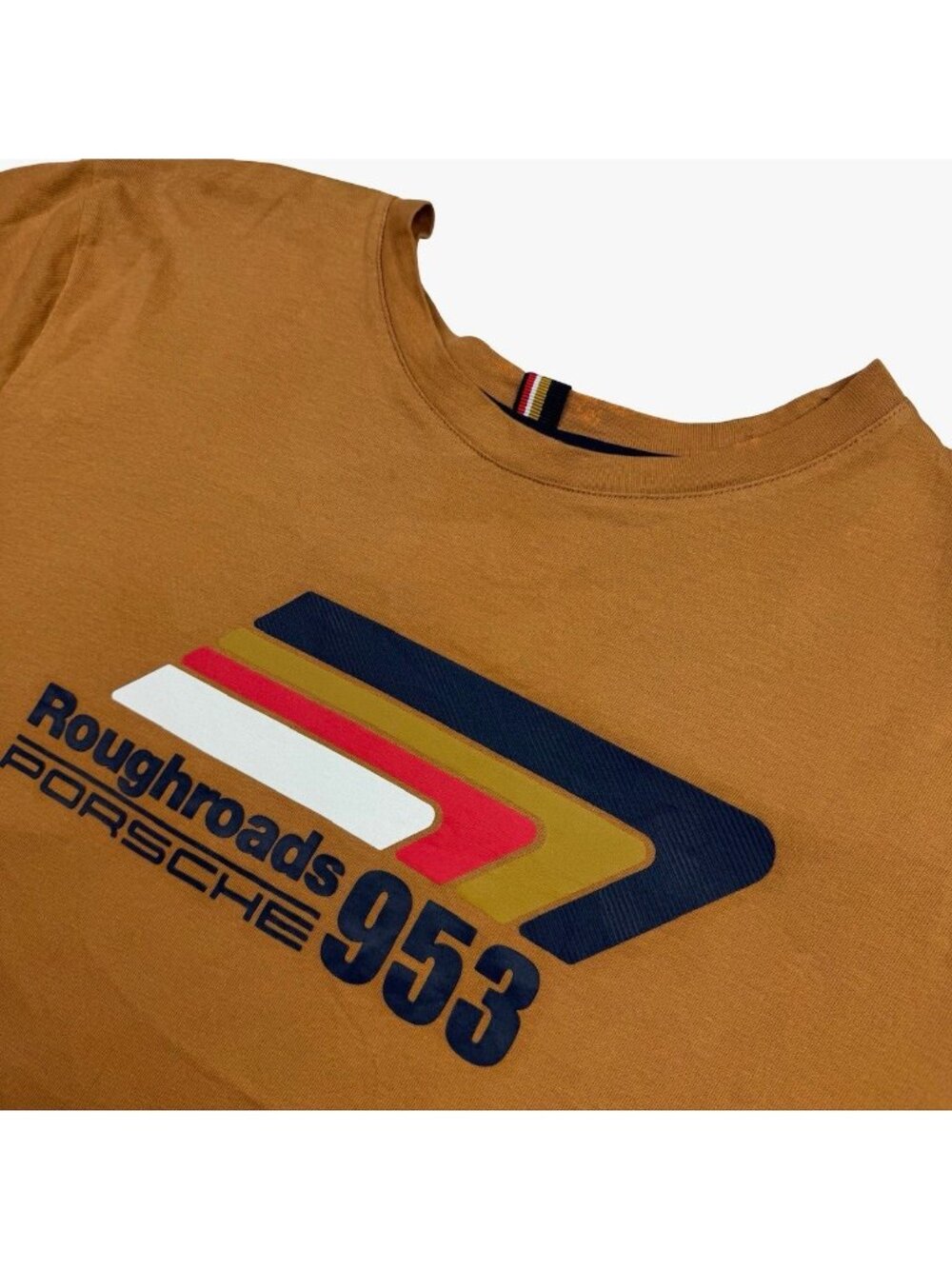 Porsche 953 Roughnecks Racing Men's T-Shirt Brown • Medium